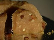 Σιμιγδαλένιος χαλβάς με μέλι χαλβάς με μέλι