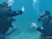 Υποβρύχια πρόταση γάμου στην Αλόννησο (βίντεο) Υποβρύχια πρόταση γάμου