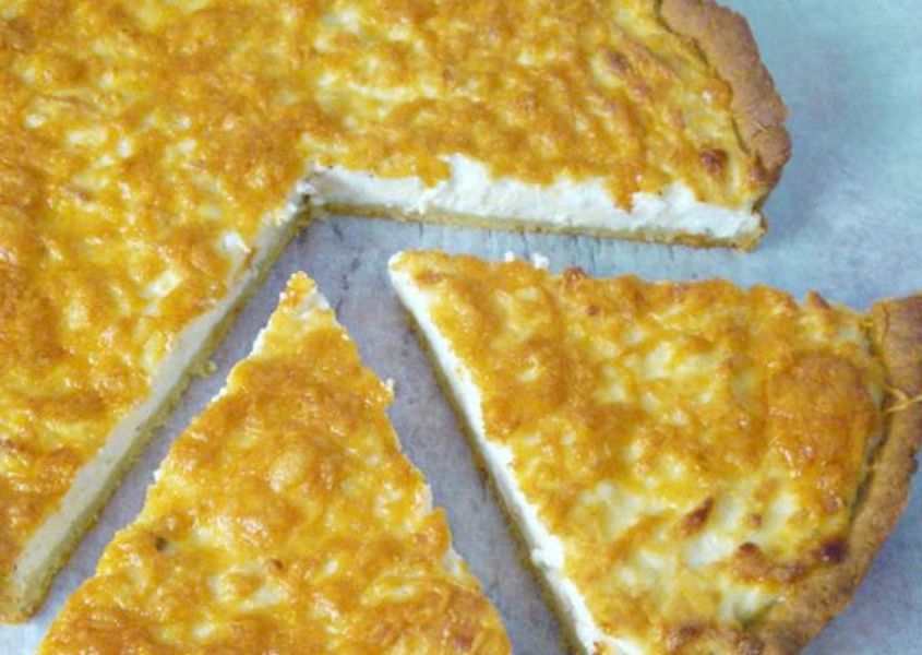 Τάρτα τυριών με γιαούρτι και ελαιόλαδο