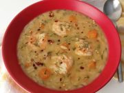 Γαριδόσουπα με κριθαράκι Γαριδόσουπα με κριθαράκι